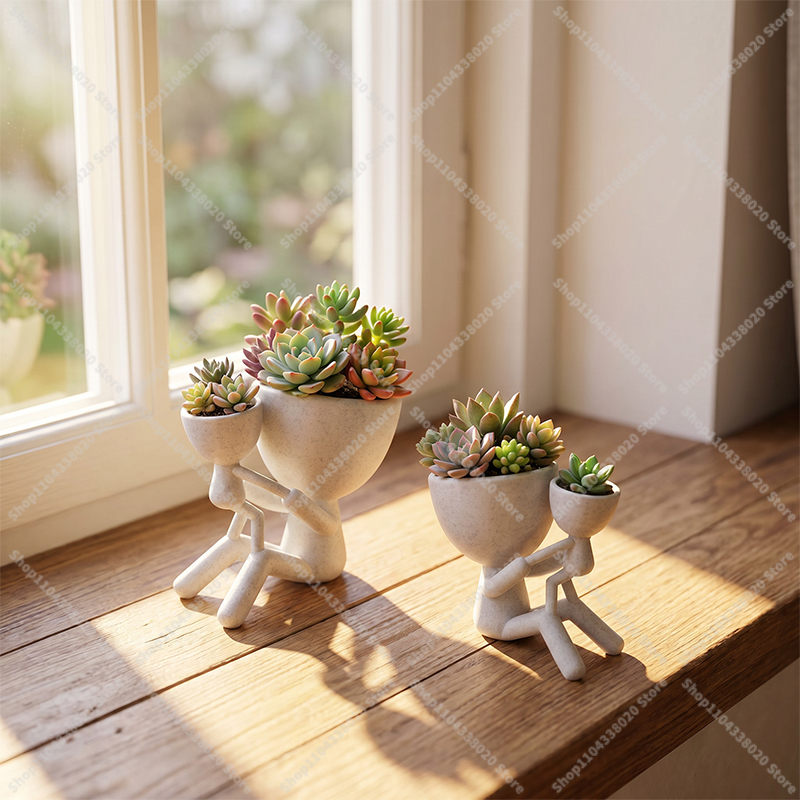 Plant Parent Pot - Doniczki w stylu rodzinnym - kreatywne