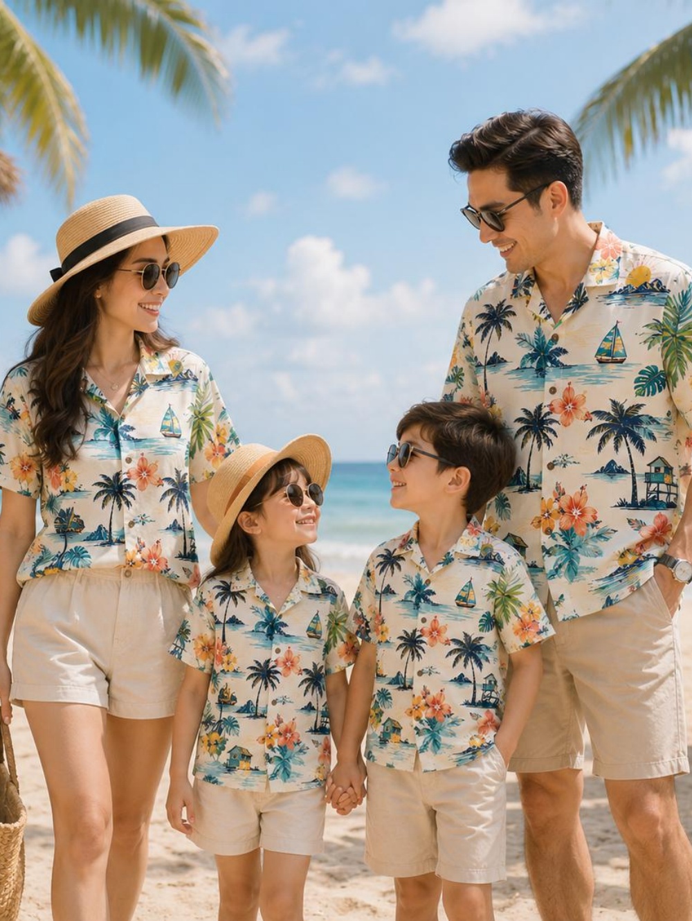 Plant Parent Shirt - Letnia hawajska koszula dziecięca z nadrukiem