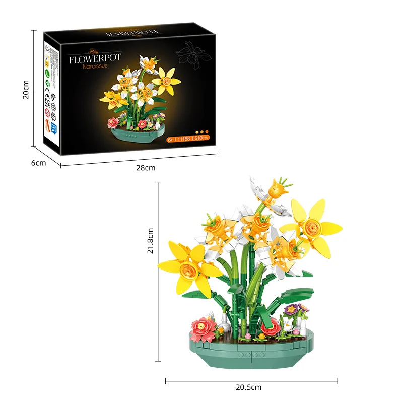 Kwiat narcyzu w doniczce, utrw – Plant Parent Pot recenzja i cena